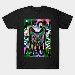 Spray Paint Cat V5 T-Shirt